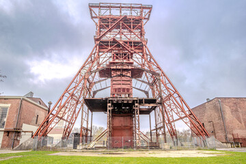 Doppel.F&ouml;rderturm der ehemaligen Zeche Consilidation in Gelsenkirchen