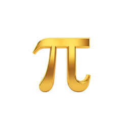 Golden Pi Symbol Math Constant  Science Icon