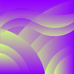 Abstract Purple Green Gradient Wave Background – Modern Creative Design