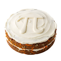 Pi Day Carrot Cake Math Symbol Dessert Celebration