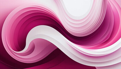 Dynamic Flowing Curves in Pink Shades.