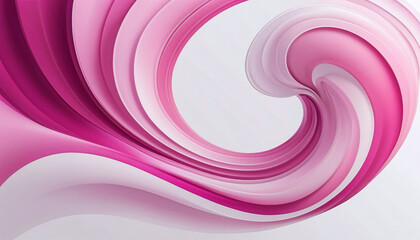 Dynamic Flowing Curves in Pink Shades.