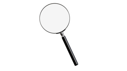 Magnifying Glass Isolated – Transparent Background Search Icon