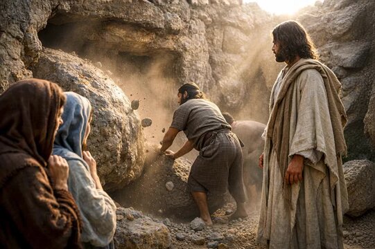 Jesus Raising Lazarus from the Dead