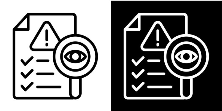 Audit Iconset White Style Colection