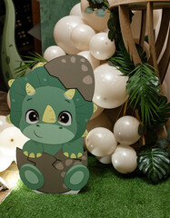 Fototapeta premium Dinosaurs children's party
