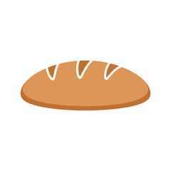 Single slice of bread Vector