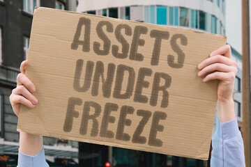"Assets Under Freeze" Orders take effect. ASSETS.FREEZE.ORDERS.EFFECT.ENFORCEMENT.