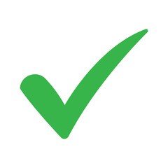 Green Tick Icon PNG with Transparent Background