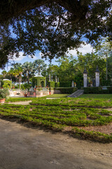 Fototapeta premium The Vizcaya Museum and Gardens in Miami Florida USA