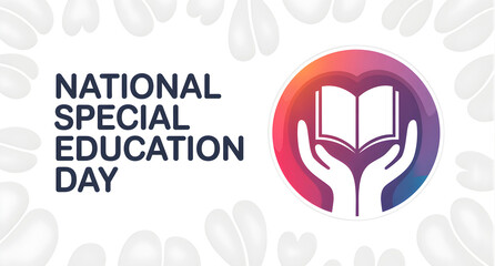 Fototapeta premium National Special Education Day Inclusive Learning Concept