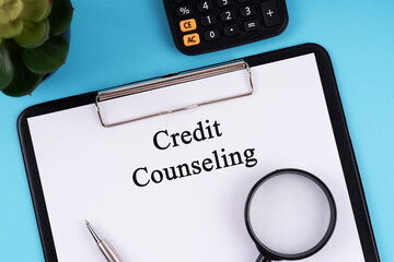 Clipboard and text credit counseling