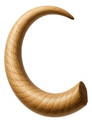 Thick, woolly mammoth tusk featuring a smooth, spiraled texture.