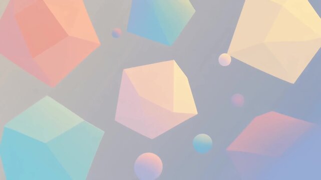 abstract background with colorful triangles