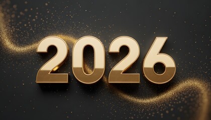 2026 New Year Celebration - Golden Number