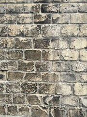 Aged bricks on a building
