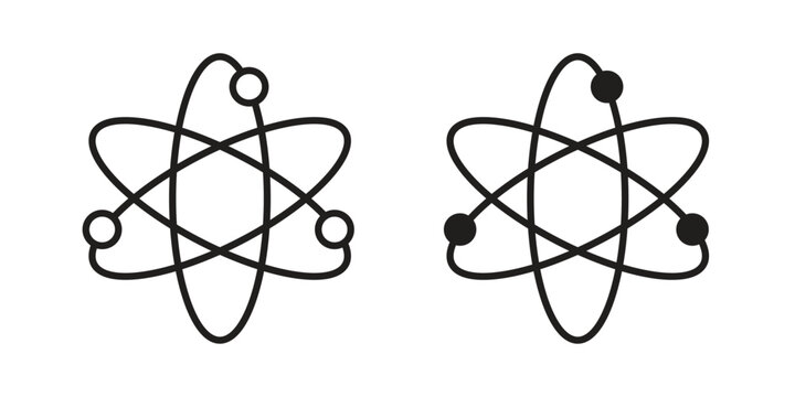 Fusion icon for website, thin line icons. vector logo design