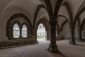 Intenal view of the cistercian monastery Arnsburg.