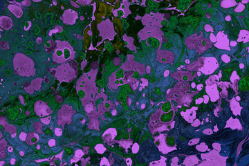 Abstract Ebru Marbling Texture Background