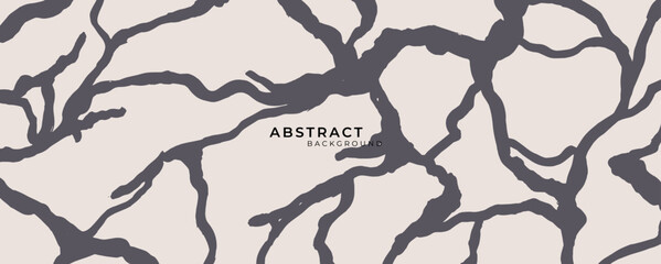 Abstract hand drawn brush strokes. Brush stroke and texture. Abstract ink brush stroke background. Minimalist background for banner, poster, cover, brochure, flyer, website