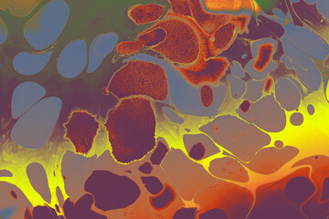 Abstract Ebru Marbling Texture Background