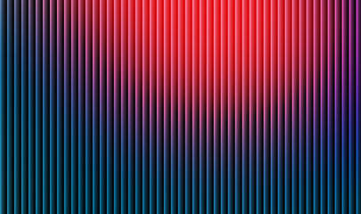 Abstract background featuring vibrant vertical lines transitioning smoothly from deep blue and cyan tones to intense red and magenta hues creating a dynamic visual texture