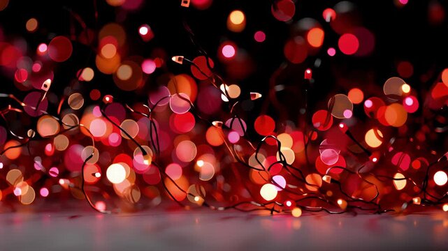 Festlicher Lichterglanz und Bokeh &ndash; eleganter Weihnachts- und Feiertagshintergrund