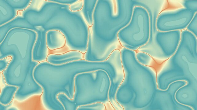 Abstract swirling liquid pattern in blue tan colors. Suitable for backgrounds, posters, prints, and creative design projects.