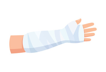 Broken Arm in White Cast Icon