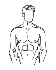 Young professional working diligently on laptop in modern office space