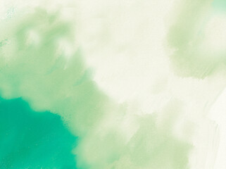 Impressionistic Soft Cloud Over Green Skies-Digital Painting, Illustration, Design, Art, Artwork w/Paint & Canvas Texture