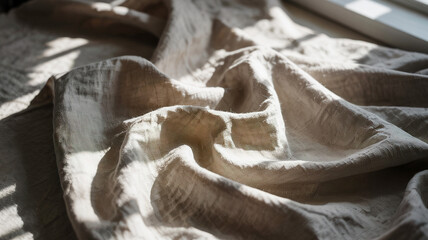 shadows mingling on the linen