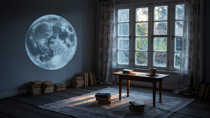 woman meditates calmly