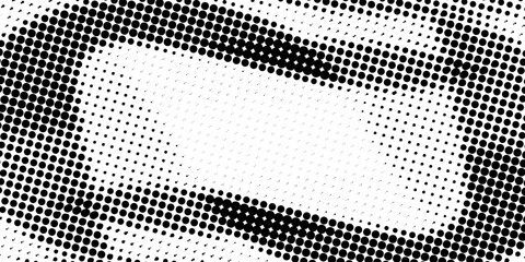 Fototapeta premium Halftone abstract portrait with minimal dot pattern and strong contrast