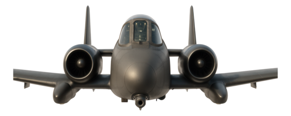 Twin-engine attack aircraft featuring low wings and reinforced cockpit protection.