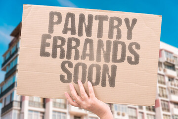 "Pantry Errands Soon" Year-end tasks made smoother with simple habits. ERRANDS. PANTRY. COOKING. HOLIDAYS. BUDGET.