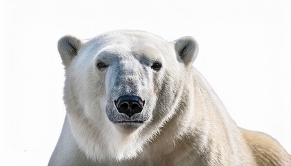 Fototapeta premium polar bear on white background