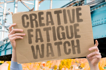 "Creative Fatigue Watch" Watch for fatigue and rotate before performance drops. FATIGUE. ROTATION. CREATIVE. FREQUENCY. PERFORMANCE.