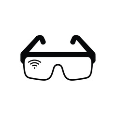 Smart glasses with wireless signal