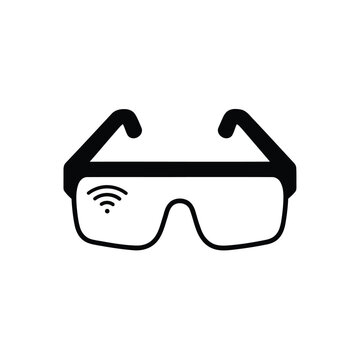 Smart glasses with wireless signal