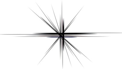 abstract 3d rendered illustration of a white arrow