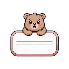 Cute Kawaii Name Label Stickers for Kids School Supplies Planners Notebooks and Personalized Cute Stationery Decoration