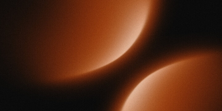 Futuristic gradient abstract background with fine grainy texture,elegant background in copper orange and black colors