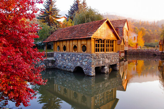 tourist town of Dilijan, Armenia. Little Switzerland of Armenia&rsquo;&rsquo;.