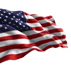 Obraz premium Usa national flag waving strong wind patriotic scene high resolution picture