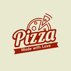 Gravika wektorowa międzynarodowy dzień pizzy, logo © polanski.portfolio