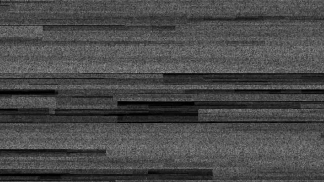 TV Static Noise Background with Glitch Effect