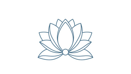 white lotus flower