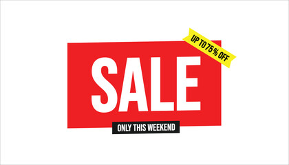 sale only this weekend up to 75% off