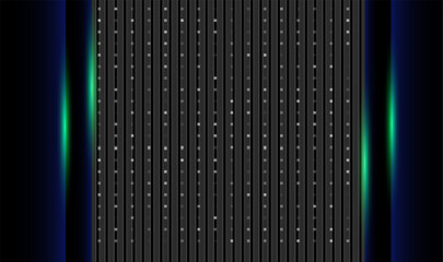 Abstract Technology Background  Digital Data Stream with Glowing Lights